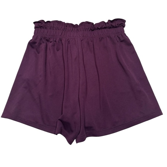 Fabletics Purple High Rise Drawstring Shorts Women’s Size Small Casual & Comfy - Picture 2 of 6